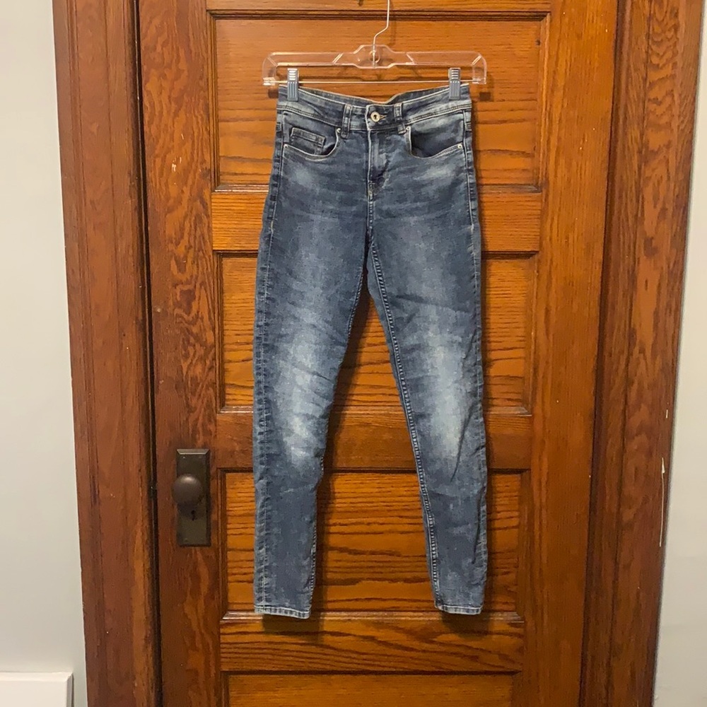 Skinny Medium Wash Denim Jeans
